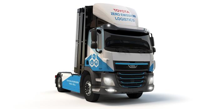 Toyota brennstoffzellen lkw fuel cell truck vdl min