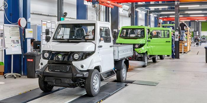 Evum motors acar e transporter electric transporter produktion production min