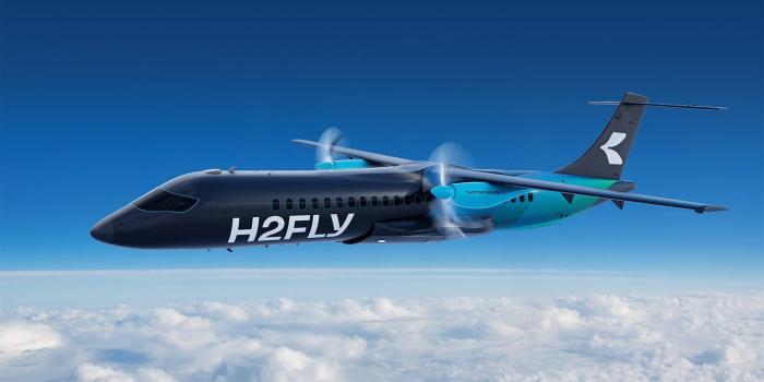 H2fly brennstoffzellen flugzeug fuel cell aircraft min