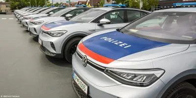 Volkswagen id4 polizei police oesterreich austria min