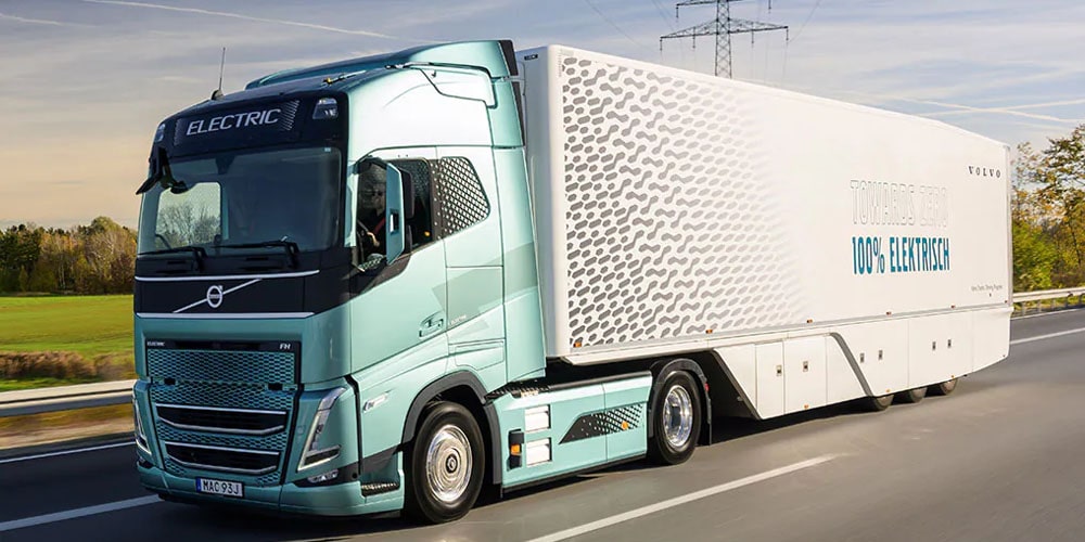 Volvo trucks fh electric e lkw electric truck min
