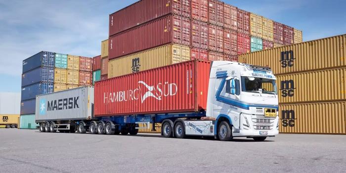 Volvo trucks fh electric e lkw electric truck mattson akeri schweden sweden min