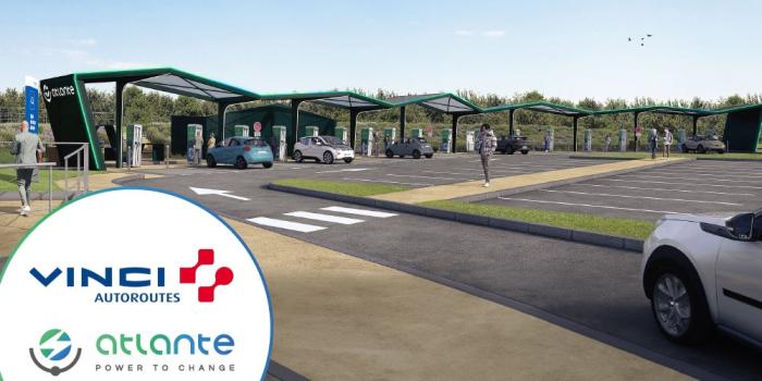Atlante vinci autoroutes ladestation charging station frankreich france min