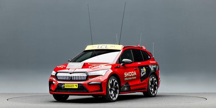 Skoda enyaq tour de france min