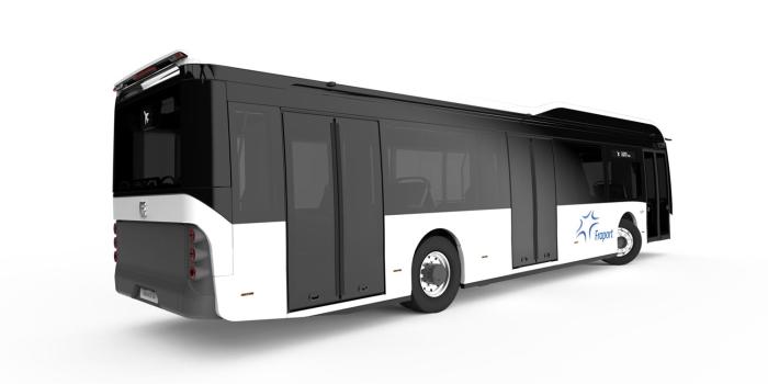 Ebusco elektrobus electric bus frankfurt fraport frankfurter flughafen min