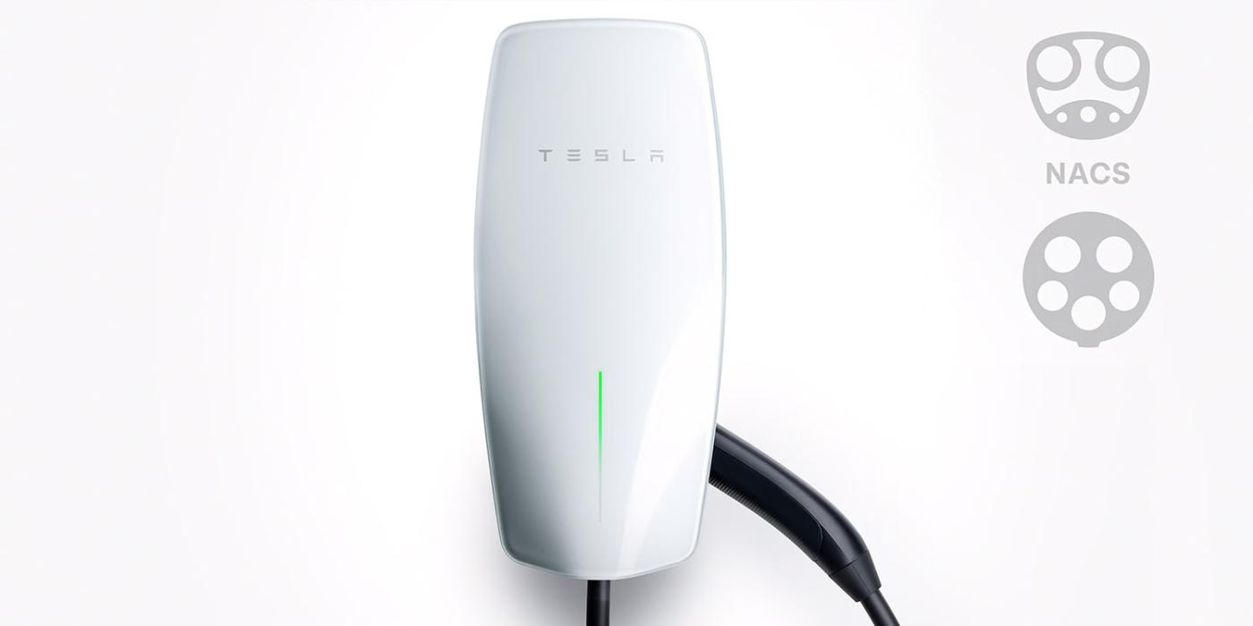 Tesla wall connector ladestation charging station wallbox usa north america min e