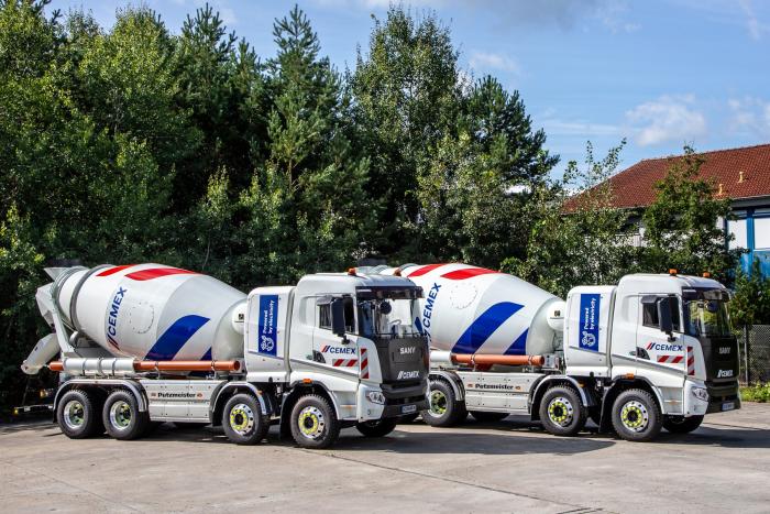 Sany iontron emischer e lkw electric truck cemex min