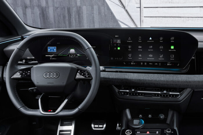 Audi q6 e tron displays