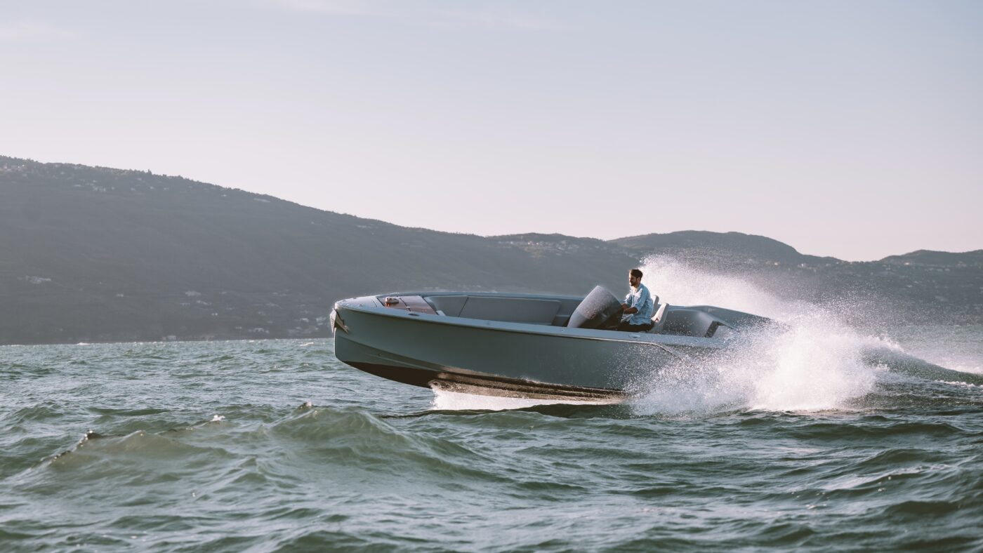 Porsche fraunscher e boot gardasee
