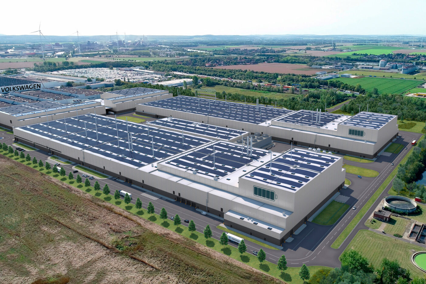 Vw powerco salzgitter batteriefabrik