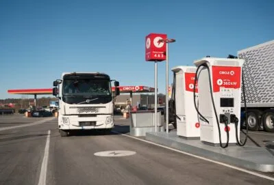 Circle k schweden e lkw laden
