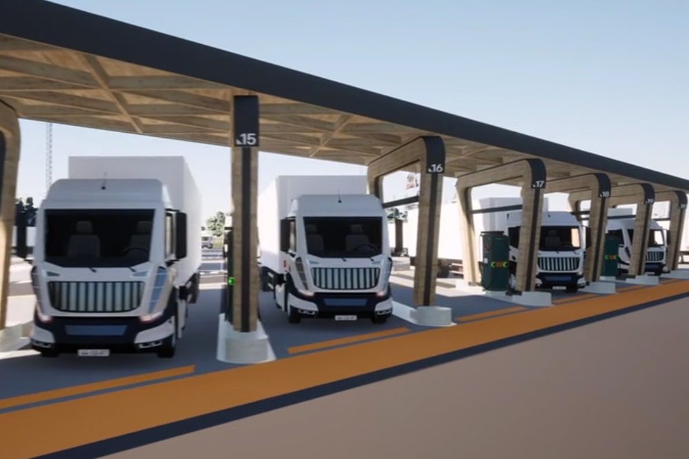 milence ladestation charging station e lkw electric truck port of antwerp bruges belgien belgium 2023 03 min milence ladestation charging station e lkw electric truck port of antwerp bruges belgien belgium 2023 03 min