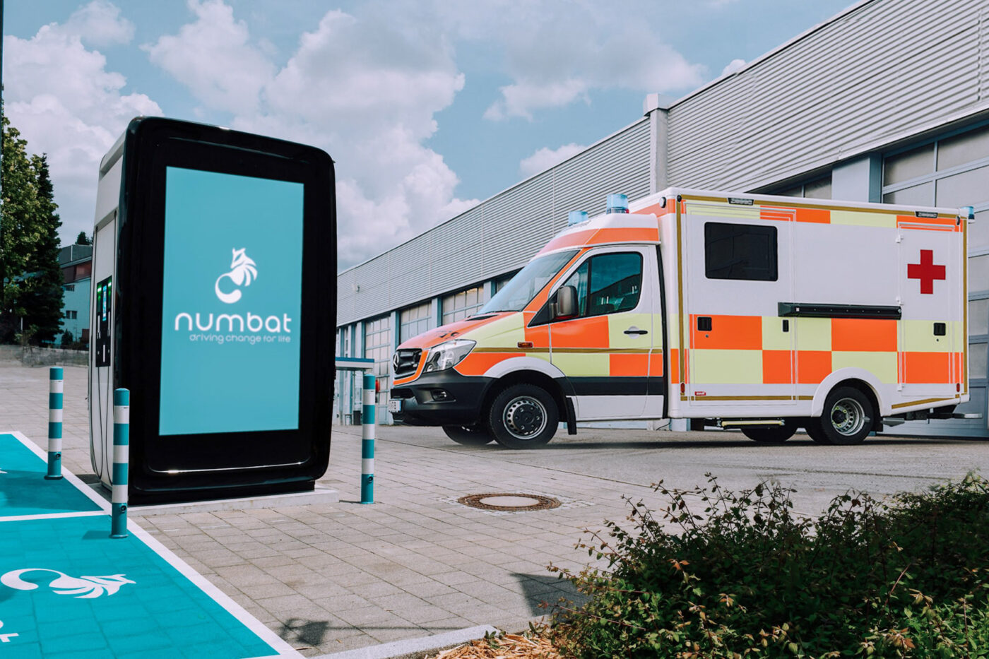 Numbat energy ladestation sana kliniken duesseldorf