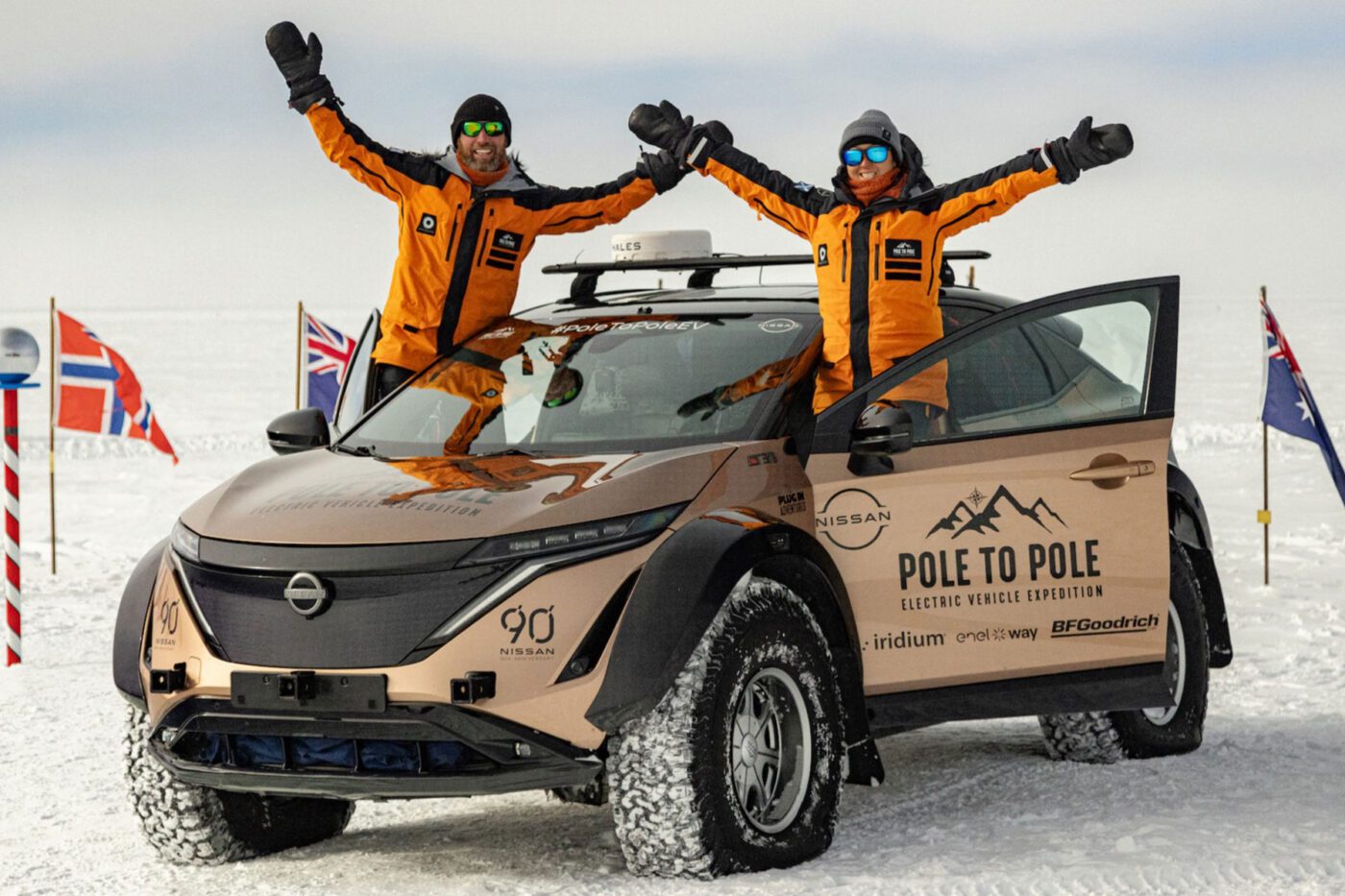 Nissan pole to pole expedition suedpol south pole