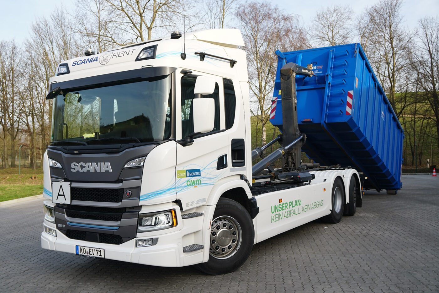 scania 25 p e lkw electric truck meiller aufbau abfallwirtschaft muenster 2024 01 min