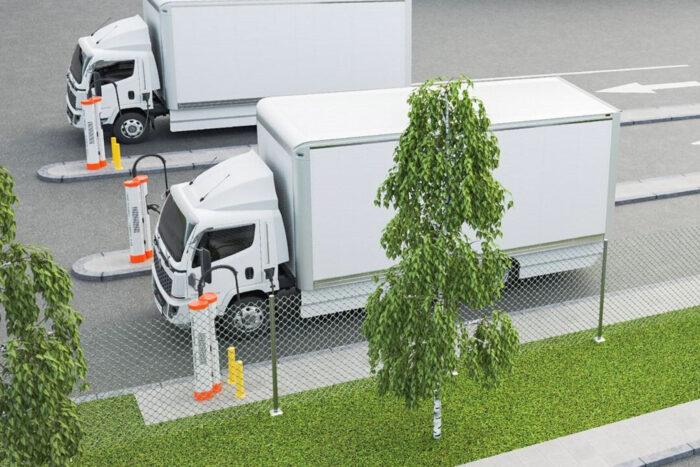 kempower ladestation lkw schweden