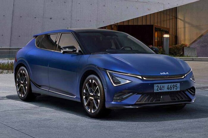 kia ev6 facelift suedkorea south korea 2024 03