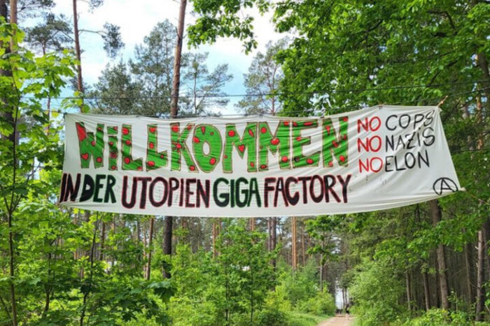 protest tesla gigafactory berlin mai2024