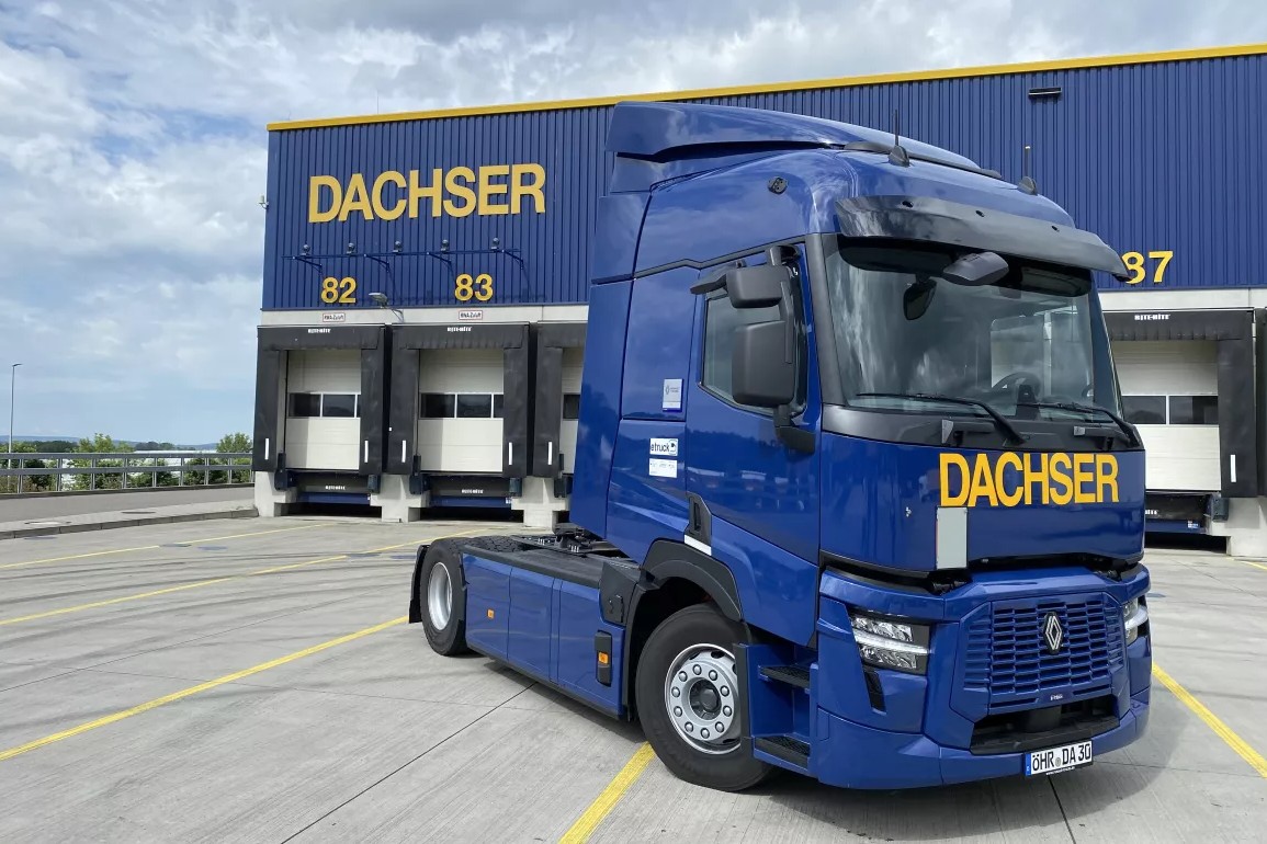 renault trucks e tech t dachser