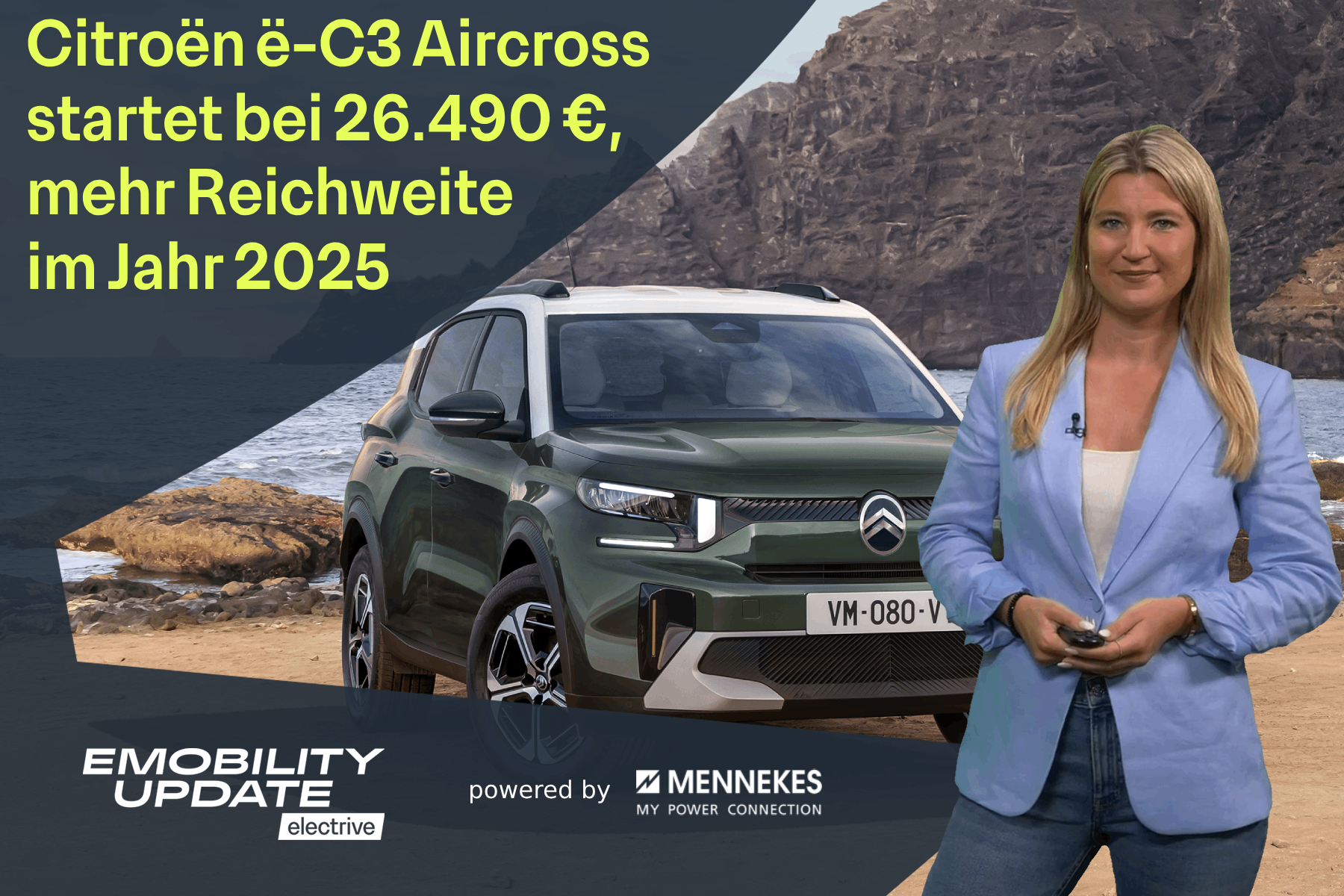 Citroën ë-C3 Aircross für 26.490€ / BMW plant neue E-Kleinwagen / Voyah ...