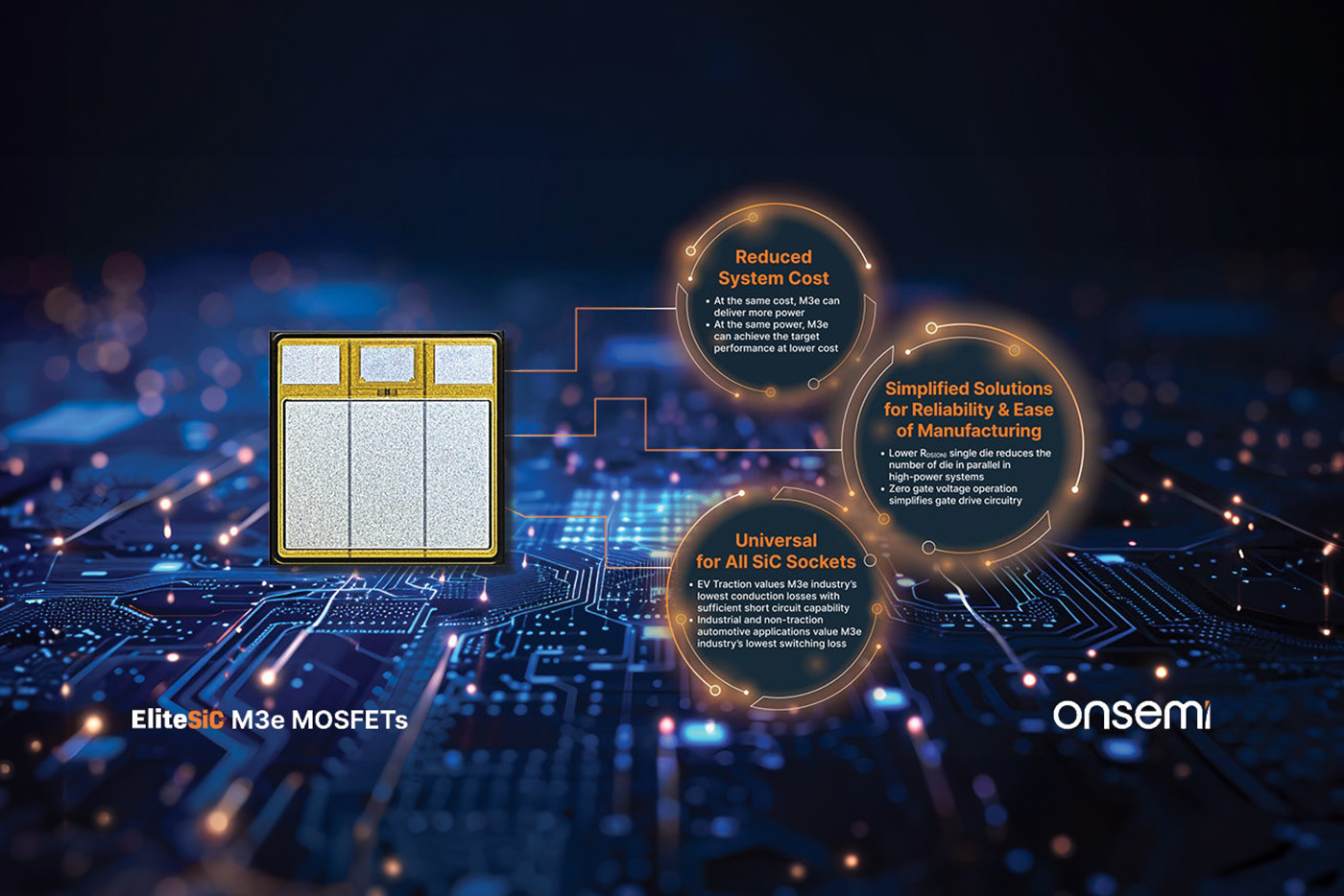 onsemi m3e launch 2024 sic halbleiter