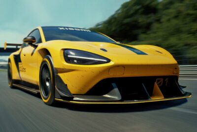 xiaomi su7 ultra prototype front three quarter track 1400x933