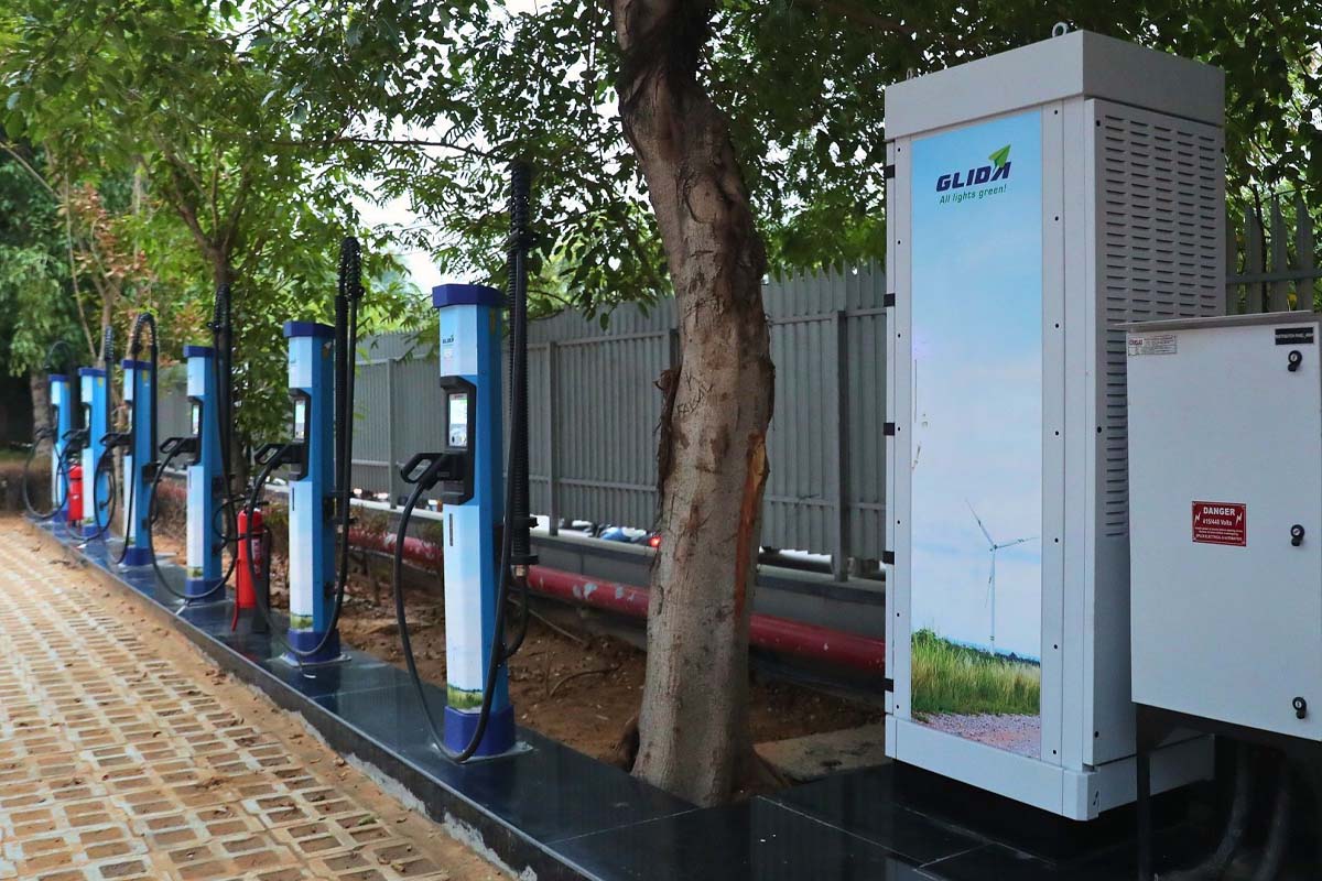 glida india ladestation charging station indien india 2024 01