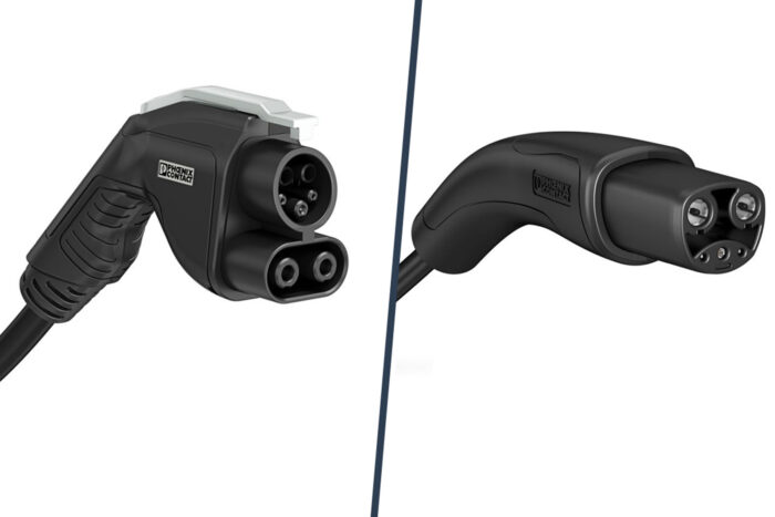 phoenix contact charx connect typ 1 cca nacs collage 2024