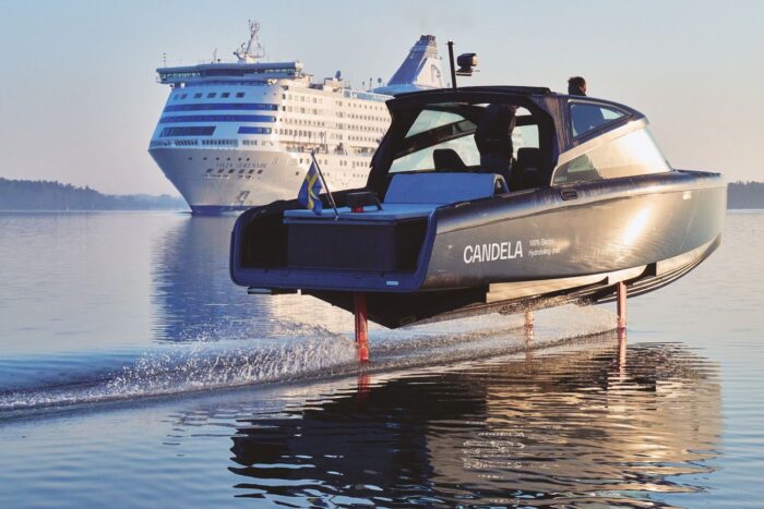 candela c8 tragflächenboot e schiff ostsee bev 2024