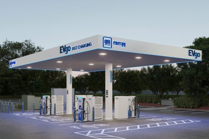 general motors evgo ladestation charging station usa 2024 01