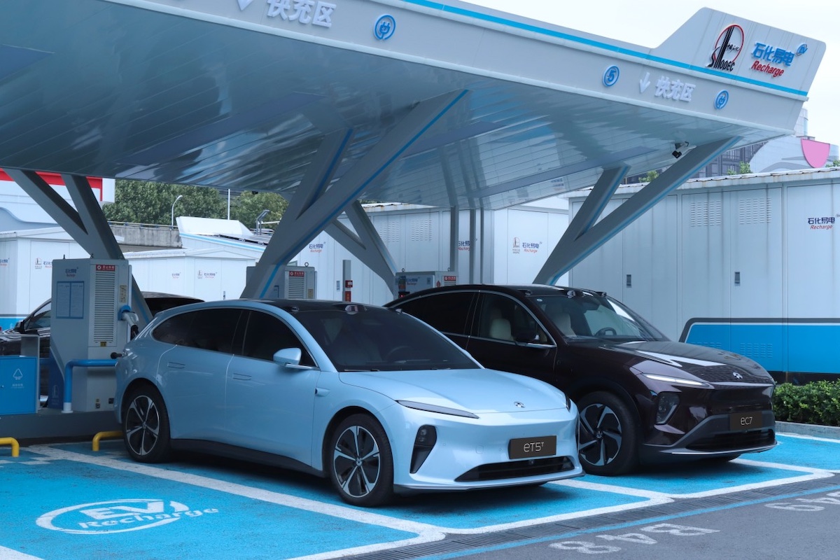 nio sinopec kooperation ladestation