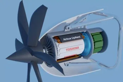 airbus toshiba supraleitender e motor h2 wasserstoff flugzeug 2024