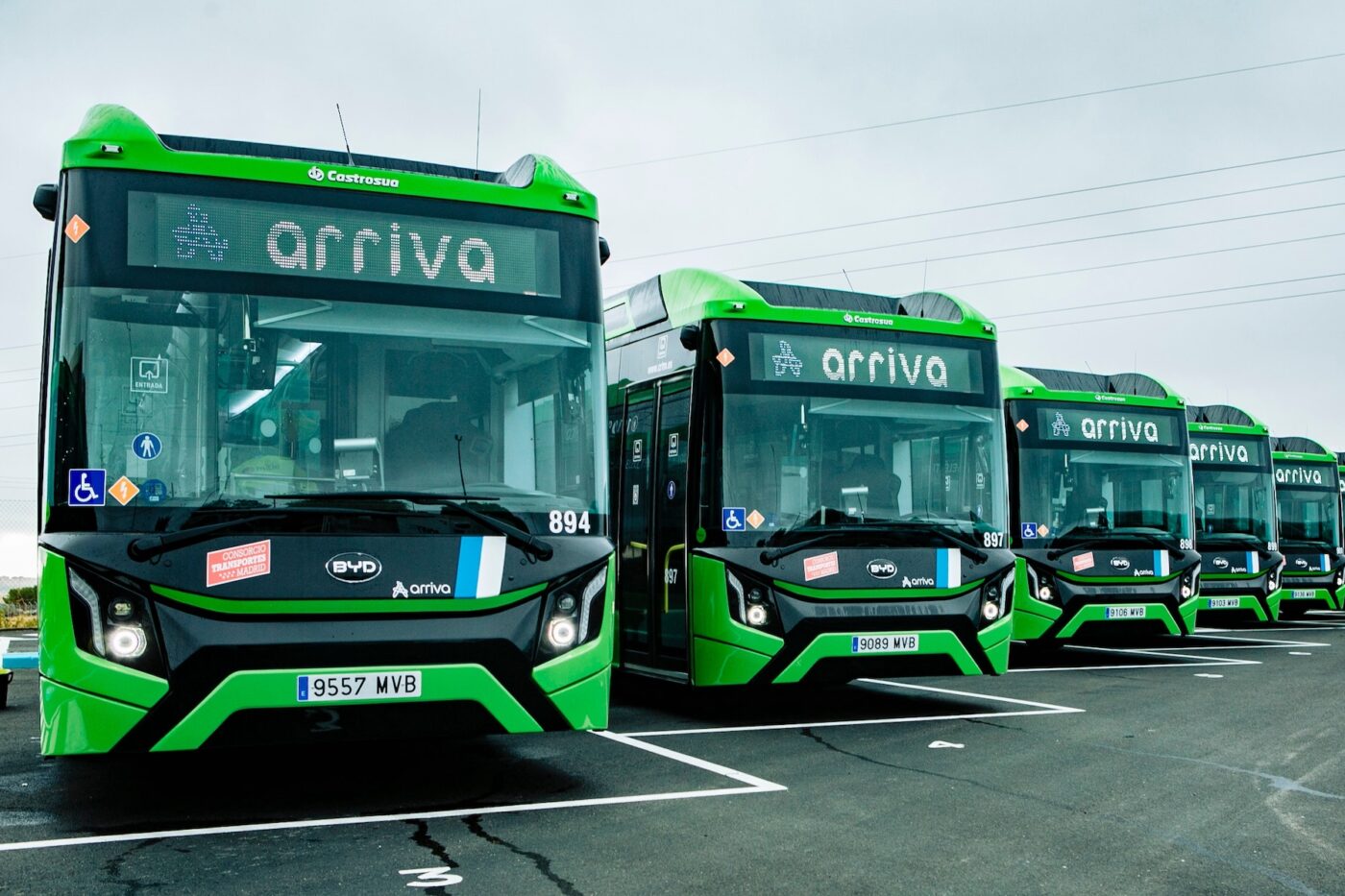 arriva byd busse in móstoles
