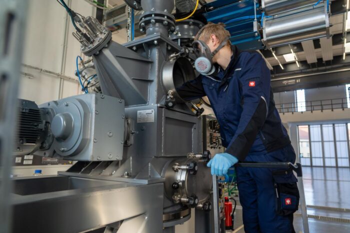 batterie recycling shredder freiberg