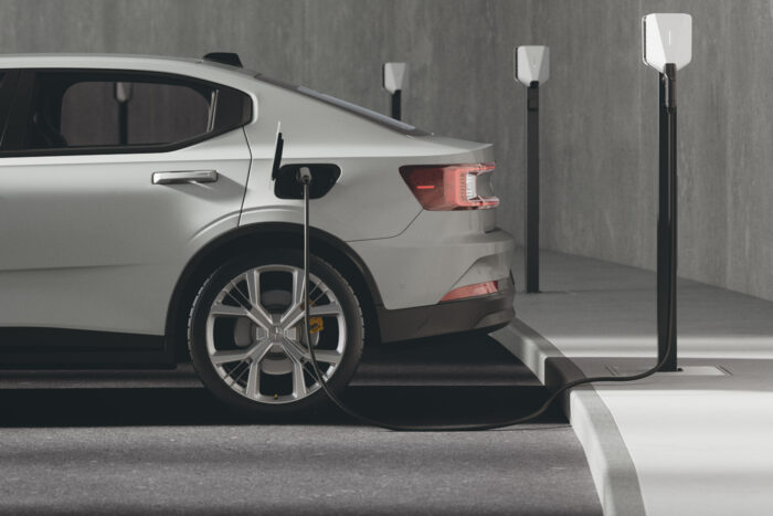 easee wallbox polestar 2 background