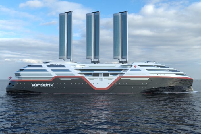 hurtigruten e schiff kreuzfahrtschiff sea zero projekt 2024