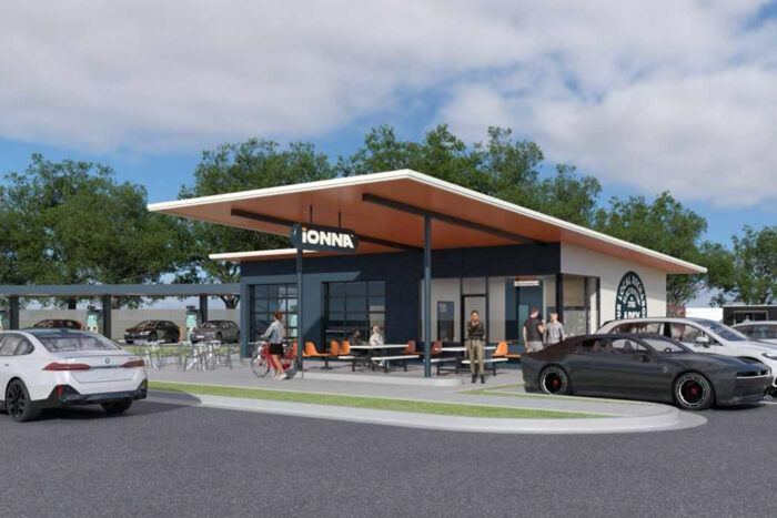 ionna charging station apex north carolina rendering 2024