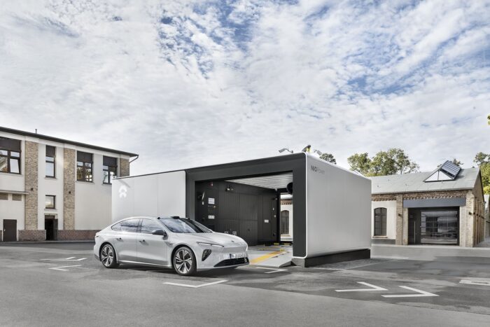 nio batteriewechsel station berlin spandau