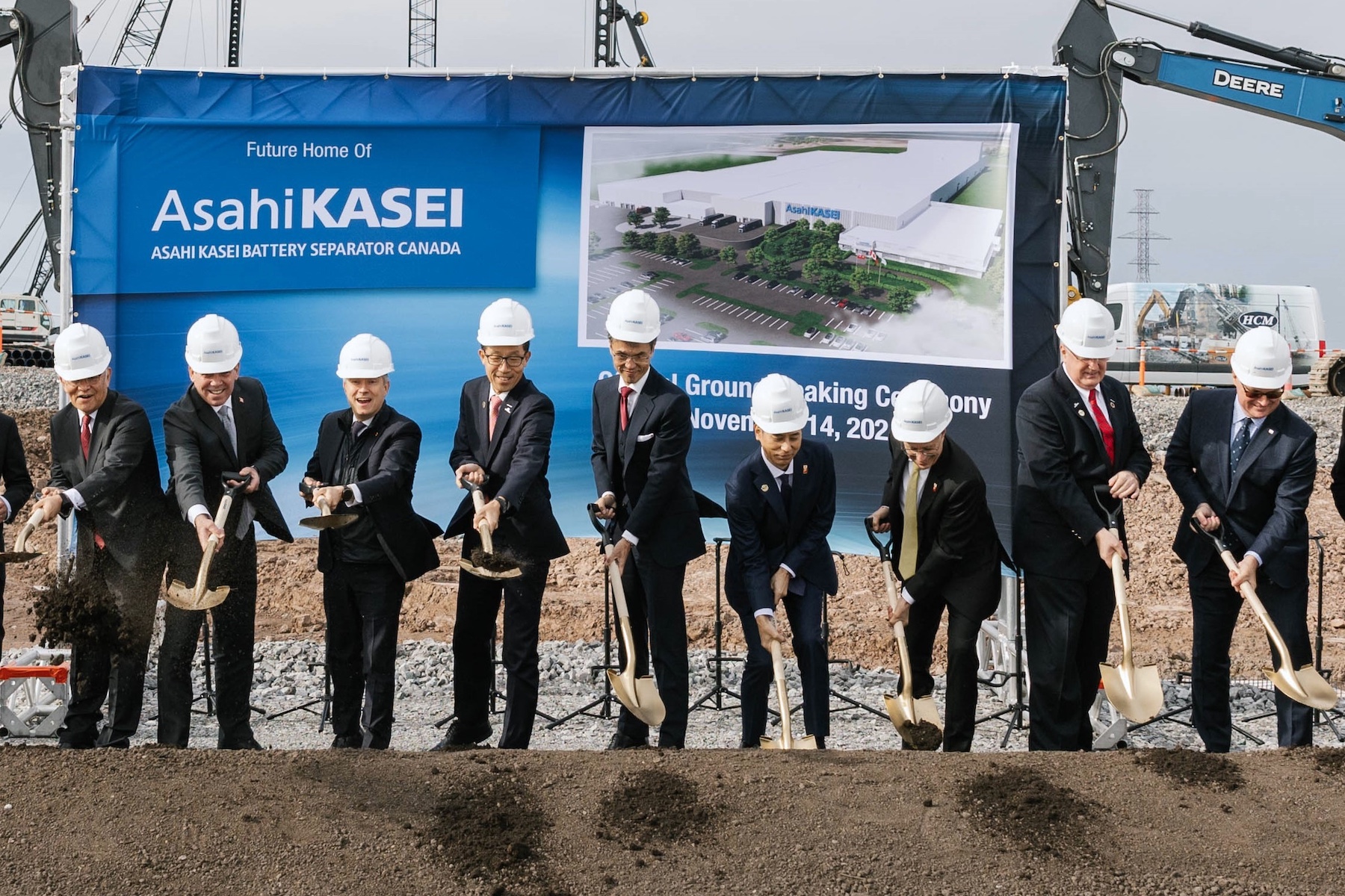Erster-Spatenstich-f-r-Batterieseparatoren-Werk-von-Asahi-Kasei-in-Kanada