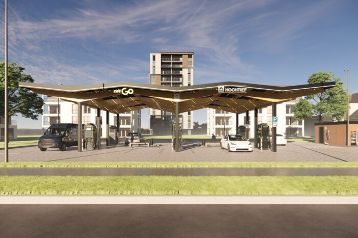 ewe go hochtief deutschlandnetz ladepark rendering 2024