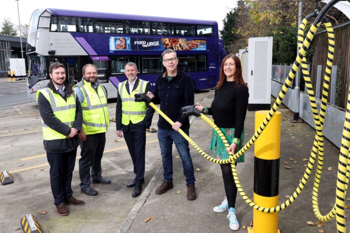 first bus ladestation in leeds bramley
