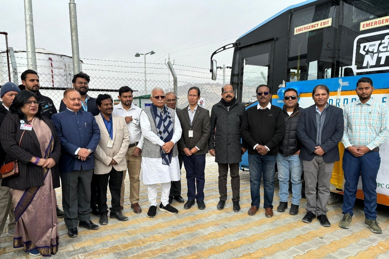 hydrogen filling station india amara raja infra 2024 1