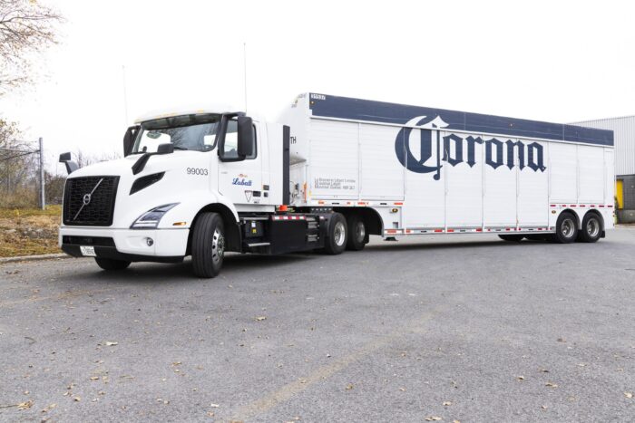 labatt breweries kanada e lkw volvo vnr electric 2024