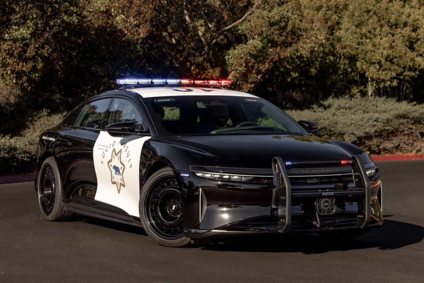 lucid air californoa highway patrol 2024 6