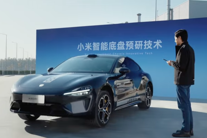 xiaomi su7 chassis demonstration 2024