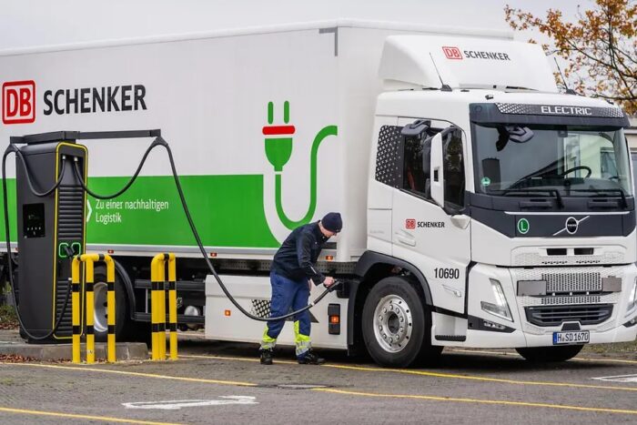 Db schenker e lkw ladestation volvo fm electric