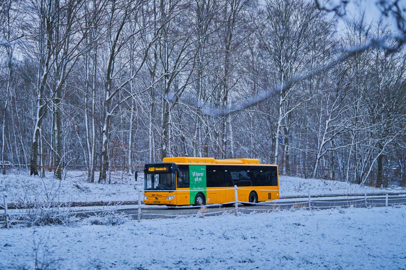 Movia e bus daenemark denmark winter