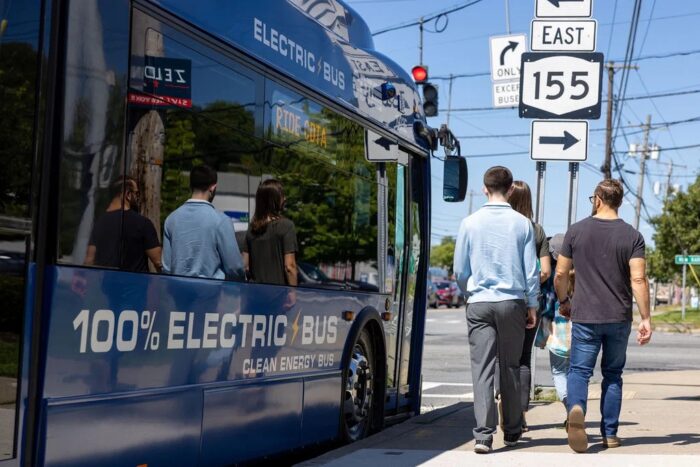 Electric bus cdta york