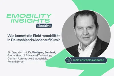 Electrive podcast emobility insights beitragsbild dr wolfgang bernhart roland berger 1200x800px
