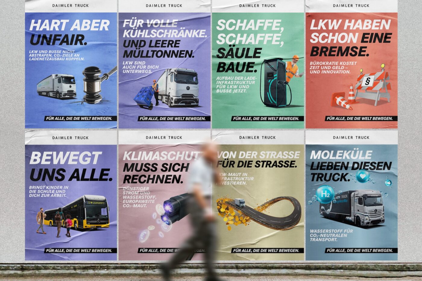 Daimler truck wahlplakate
